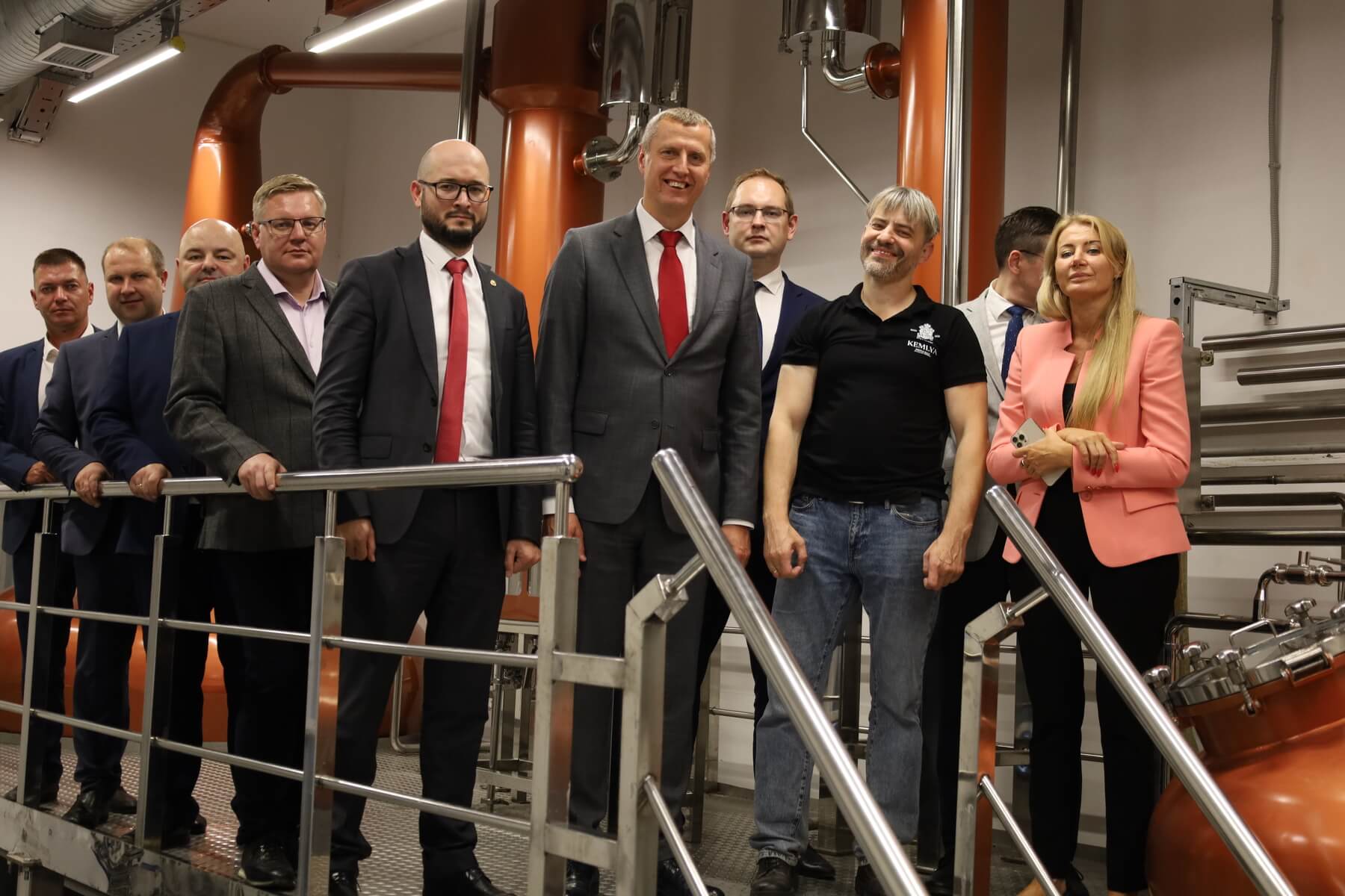 Гости из Белоруссии на Кемлянском винокуренном заводе!